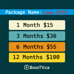 Lion IPTV – Premium Live TV, Movies, Series and International Channels