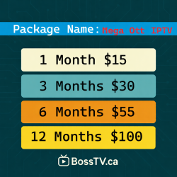 Mega OTT IPTV – Multi-Connection Live TV, Movies & Series